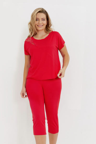 DÁMSKE PYŽAMO VELAR 740 Červená 2XL