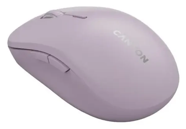 Canyon MW-12 ružová / Optická bezdrôtová myš / tichá / BT + 2,4 GHz / 800/1200/1600/2400 dpi / 6 tlačidiel (CNS-CMSW12P)