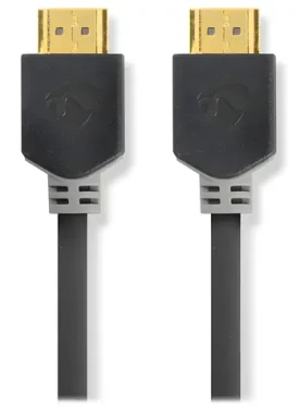 Nedis High Speed HDMI 2.0 10 m antracit / Kábel HDMI / 4K 60Hz / Ethernet / Pozlátené konektory (CVBW34000AT100)