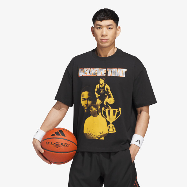 Tričko adidas Performance Anthony Edwards Bling T-Shirt Black S