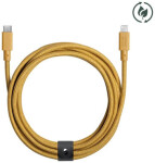 Native Union Belt Cable USB-C - Lighning 3m oranžová (BELT-CL-KFT-3-NP)