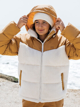 Billabong JANUARY SHERPA CARAMEL zimná bunda dámska