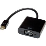 Value Mini-DisplayPort / VGA káblový adaptér Mini DisplayPort konektory, VGA pólové zásuvka 0.15 m čierna 12.99.3126 Kábel DisplayPort; 12.99.3126