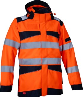 Reflexná zimná parka Cofra KIRKHOLM Farba: Reflexná oranžová, Veľkosť: 46 (V639-0-03_Z46)