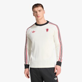 Tričko adidas Manchester United Originals Long Sleeve T-Shirt Off White M