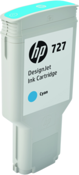 HP Błękitny wkład atramentowy HP 727 DesignJet 300 ml - F9J76A