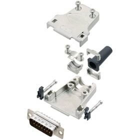 TRU COMPONENTS TCDTZF15DMPK 7709752 sada D-SUB kolíkové lišty 180 ° Pólov: 15 spájkovaný 1 ks; 7709752