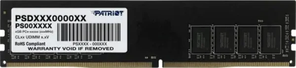 Patriot Signature 16GB (1x16GB) 3200MHz / DDR4 / Non-ECC / Unbuffered / CL22 / 1.2 V (PSD416G320081)