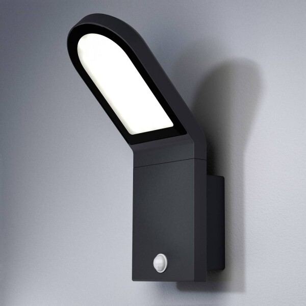 LEDVANCE ENDURA® STYLE WALL L 4058075214170 LED vonkajšie nástenné osvetlenie s PIR senzorom LED tmavosivá; 4058075214170