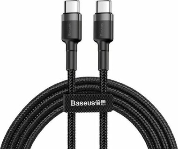 Baseus CATKLF-HG1 kábel USB-C na USB-C čierno-šedá / 2 m (CATKLF-HG1)