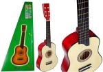 Mamido Drevená gitara s trsátkom krémová
