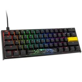 Ducky One 2 Pro Mini Cherry MX-Black čierna / herná klávesnica / podsvietená / drôtová USB-C / US (DKON2061ST-AUSPDAZT2)