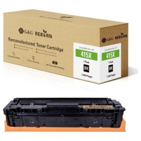 G&G Reborn remanufactured toner náhradný HP 415X čierna 7500 Seiten kompatibilná toner; 21273