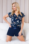 Pyžamo Donna Caroline Short w/r S-2XL tmavě modrá XXL