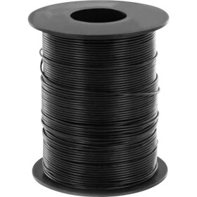 BELI-BECO L125SW25 opletenie / lanko, 1 x 0.25 mm², čierna, 25 m; L125SW25
