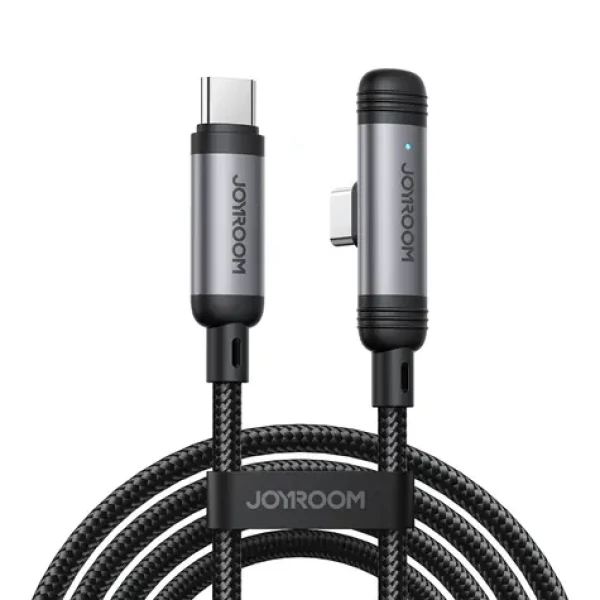 Joyroom S-A56 EnjoyX Series 90° Nabíjací kábel USB-C(M) - USB-C(M) 60W 1.2m čierna (6956116764951)