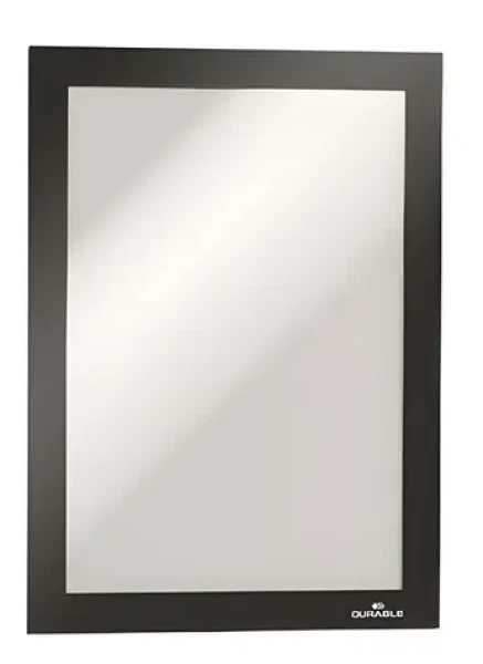 Durable Duraframe Magnetic A5 čierna / Prezentačný rám / Magnetický / Samolepiace / 5 ks (494701)