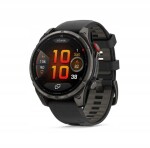 Fenix fenix 8 Pro - 47 mm AMOLED Sapphire Carbon grey DLC titanium with Black/pebble grey silicone band 753759350918