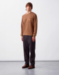 Service Works Waffle Contrast Thermal LS Tee Brown/Yellow L