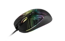C-tech Dusk čierna / Herná optická myš / podsvietenie / 3200DPI / 7 tlačidiel / USB (8594125011888)
