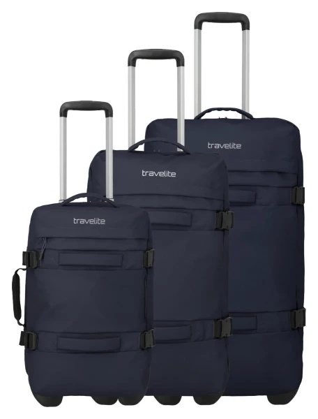 Travelite Bolonia Wheeled Duffle S,M,L Navy S: 35 l / M: 50 l / L: 75 L TRAVELITE-8000250-20