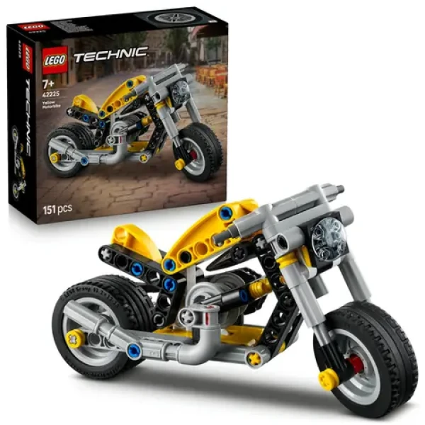 LEGO® Technic 42225 Žltá motorka
