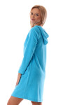 Dámsky župan Bari s kapucňou 3864 blue atoll - Vestis S