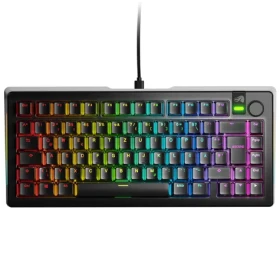 Glorious GMMK 3 Pre 75% - Fox Linear (ISO DE) čierna / herná 75% TKL / USB-C / ISO (DE) layout / Fox Linear / RGB / 1.4m (GLO-KB-GMMK3-PRO-75-PB-FOX-W-BLK-DE)