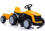Mamido Detský elektrický traktor s vlečkou žltý
