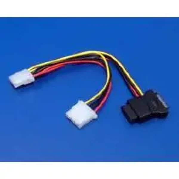 Wiretek Rozdvojka napájania SATA 1x - 3x 5.25 Molex (11.03.1040)