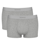 SLOGGI MEN EVER EASE - Pánske hipstery, dvojité balenie s HeiQ Smart Temp Sloggi DARK GREY MELANGE XL