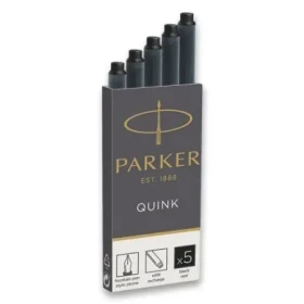 PARKER Quink Atramentové bombičky čierna 5ks / do plniacich pier Parker (1950382)