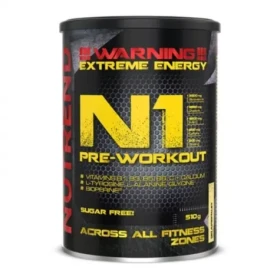 N1 Pre-Workout - Nutrend (červený pomaranč, 10 x 17 g) (29349-14-10x17g-bloodorange)