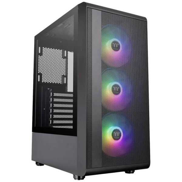 Thermaltake S200 TG Black / ATX / 2x USB 3.0 / bez zdroja / priehľadná bočnica (CA-1X2-00M1WN-00)