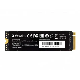 Verbatim Vi7000G 1TB / M.2 2280 / PCI-E NVMe Gen4 / R: 7000MBs / W: 5000MBs (49367)