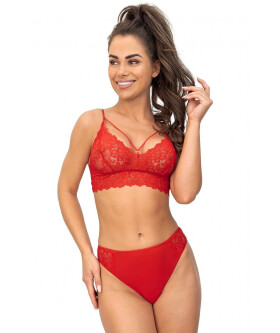 Tanga Donna 245 M-2XL Červená XL