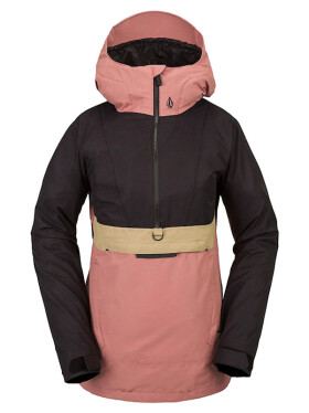 Volcom Ashfield Earth Pink zimná dámska bunda - M