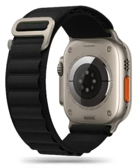 Tech-Protect Nylon Pro Strap čierna / Remienok / pre Apple Watch Series 4-9, SE, Ultra 1 a 2 / 42/44/45/49 mm