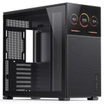Jonsbo D41 MESH Screen čierna / ATX / 1x USB-A 3.0 / 1x USB-C 3.2 / bez zdroja / displej / priehľadná bočnica (D41 MESH BLACK SC)