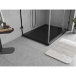 MEXEN - Flow sprchová vanička obdĺžniková slim 80 x 120, čierna mat 46R708012