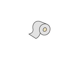 Spodná samolepiaca mikropryž (biela) – 60 mm, klubo 30 m