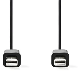 Nedis Mini DisplayPort 1.2 čierny / Kábel / mini DisplayPort - mini DisplayPort / 1 m / 21,6 Gbps (CCGP37500BK10)
