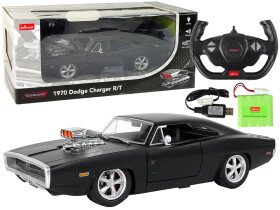 Mamido Elektrické autíčko R/C Dodge Charger 1:16 Čierny