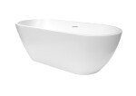 Voľne stojaca vaňa SAT Dua 170x75 cm akrylát ľavá aj pravá SATDUA1700 SATDUA1700
