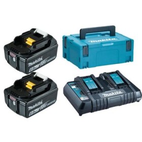 Makita Energy Kit 198077-8 / 2x aku BL1860B / 1x nabíjačka DC18RD / 1x Makpac 82151-8 (198077-8)