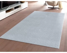 Koberec Relax 60x100 cm, strieborný%