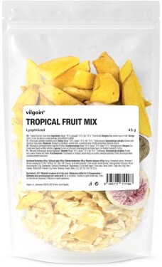 Vilgain Mix lyofilizovaného tropického ovocia 45 g