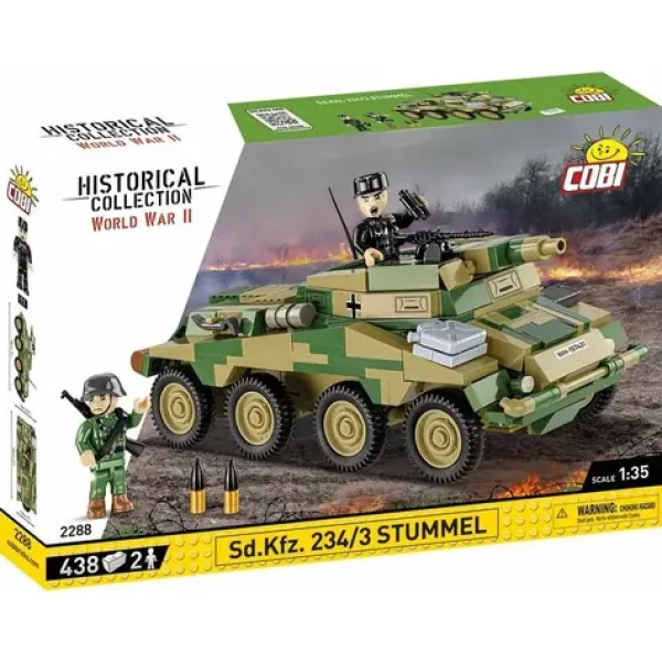 Cobi 2288 II WW Sd. Kfz 234/3 Stummel, 1:35