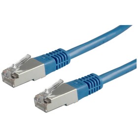 Roline 21.15.0344 RJ45 sieťové káble, prepojovacie káble CAT 5e S/FTP 2.00 m modrá dvojžilový tienený, pozlátené kontakty 1 ks; 21.15.0344