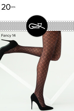 Gatta Fancy 14 20 DEN farba:nero 3-M